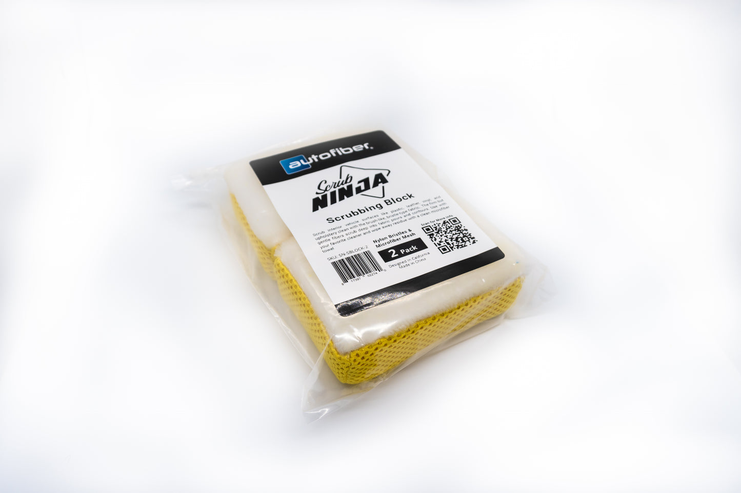 Scrub Ninja - 2 Scrubber Block Pack 12 x 7.5cm
