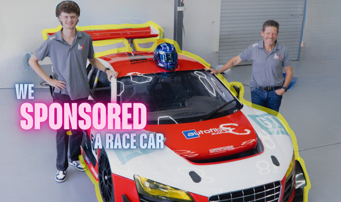 WE SPONSORED A RACE CAR!!!