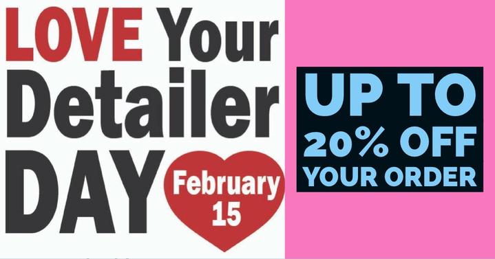 Love Your Detailer Day Sale - Up to 20% off!