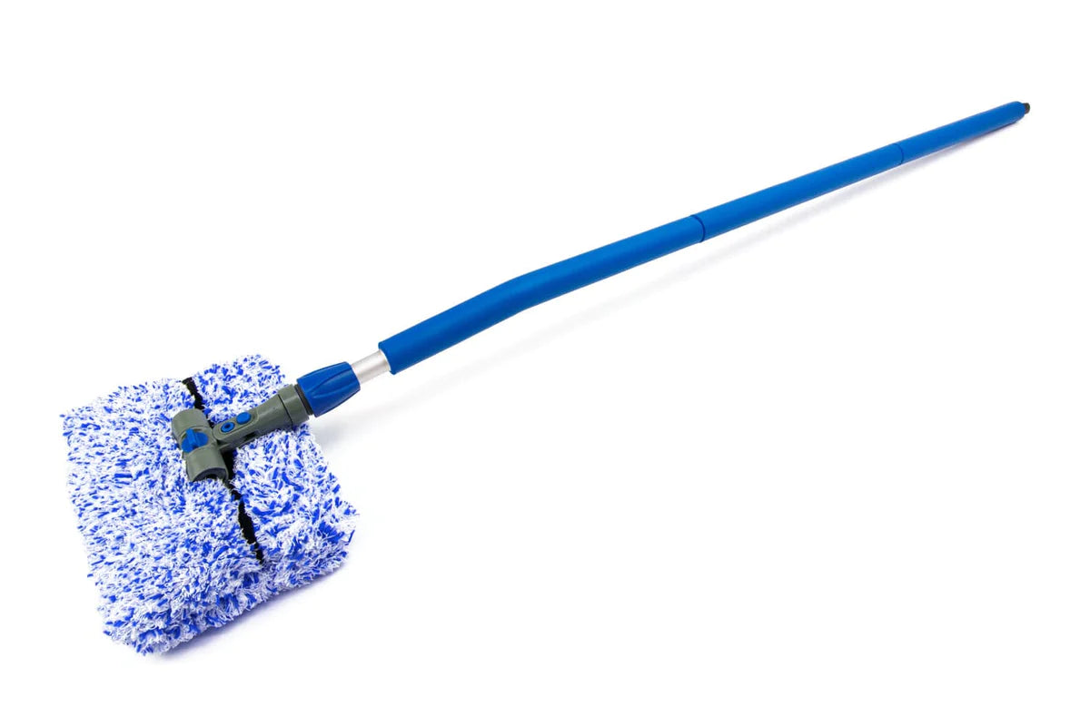 [Mitt on a Stick PRO] Adjustable Wash Tool with a 150cm Angled Pole