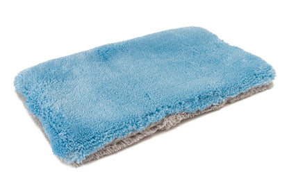 [Double Wide] Extra-Long Microfiber Wash Pad (9"x16") Blue/Gray - 2 pack