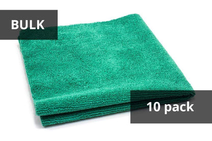 Utility 80/20 Blend] 300gsm Edgeless Microfibre Towels | Ceramic Coating - 10 Pack BLUE