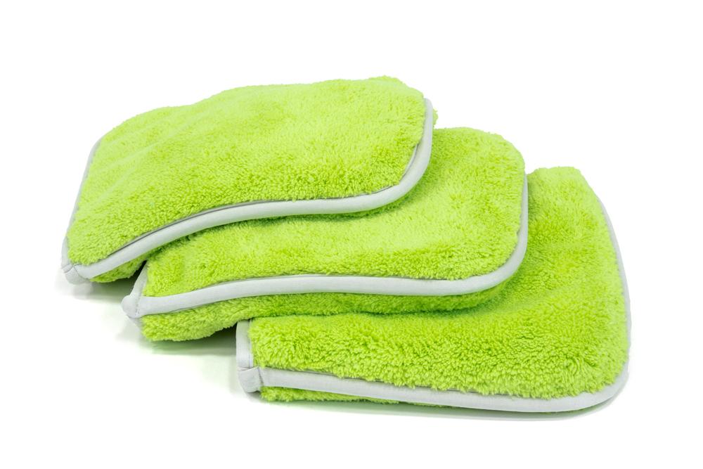 [Double Flip Rinseless] 3 Pack Car Wash Microfiber Towel | 4 Clean Sides