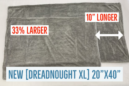 [Dreadnought XL] Microfibre Car Drying Towel (50 x 100cm & 1100gsm)