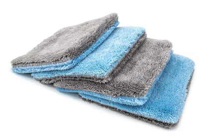[Flat Out] Microfibre Wash Pad (9"x8") Blue/Grey - 4 pack